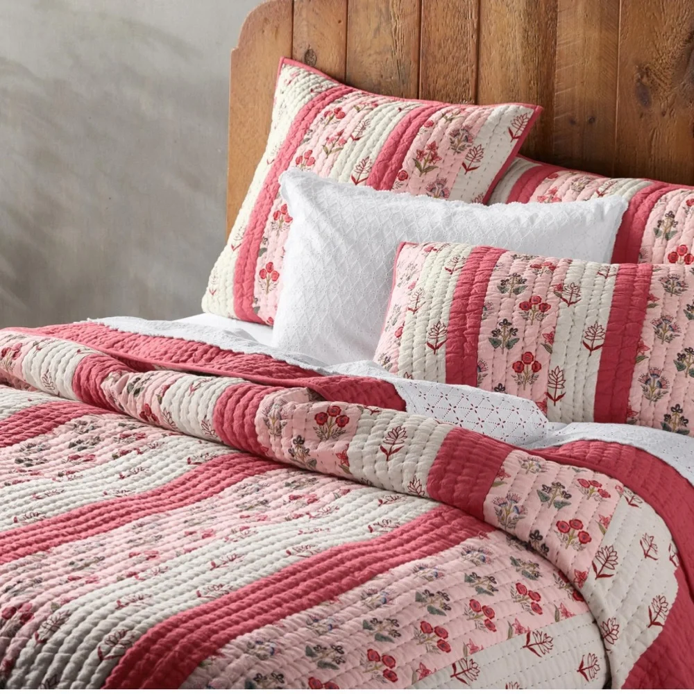 New Sundance Catalog Queen Marjorie Quilt